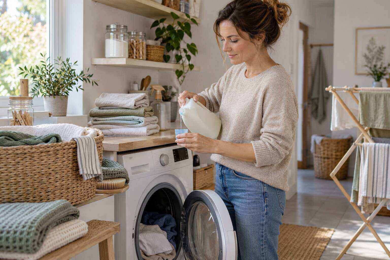 Installer : Lessive : doser juste, laver mieux